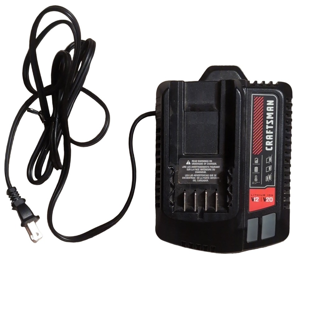 Craftsman V12 V20 Battery Charger CMC115 Lithium Ion 12V-20V
